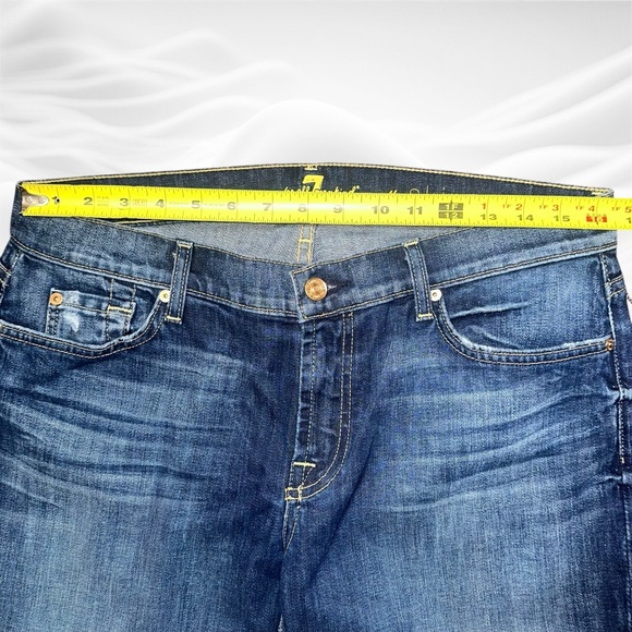 7 for All Mankind Denim The Skinny Size 32X32 Distressed Lower rise‎ $180 - Picture 7 of 11